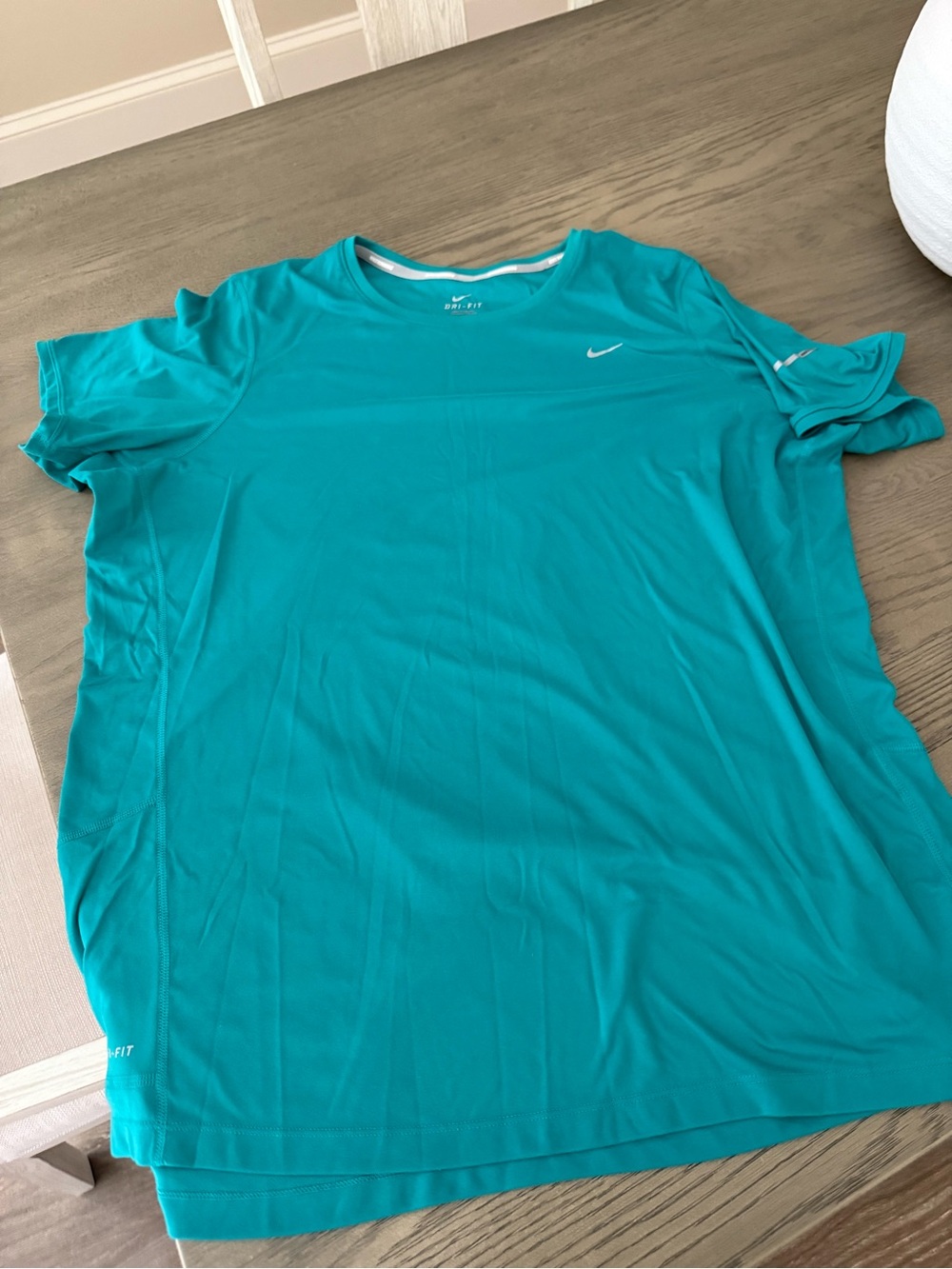 Nike Miler Women’s Teal Short Sleeve Dri-FIT Tee